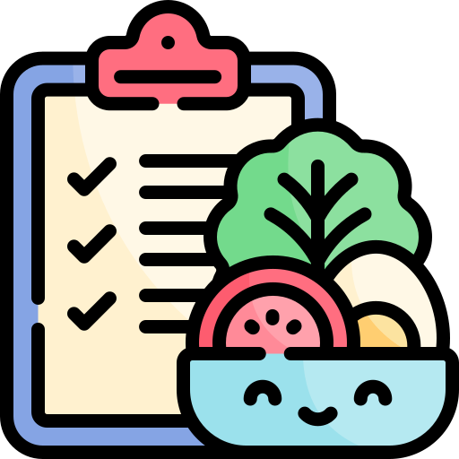 Piano Alimentare Personalizzato Icona di un piano alimentare personalizzato